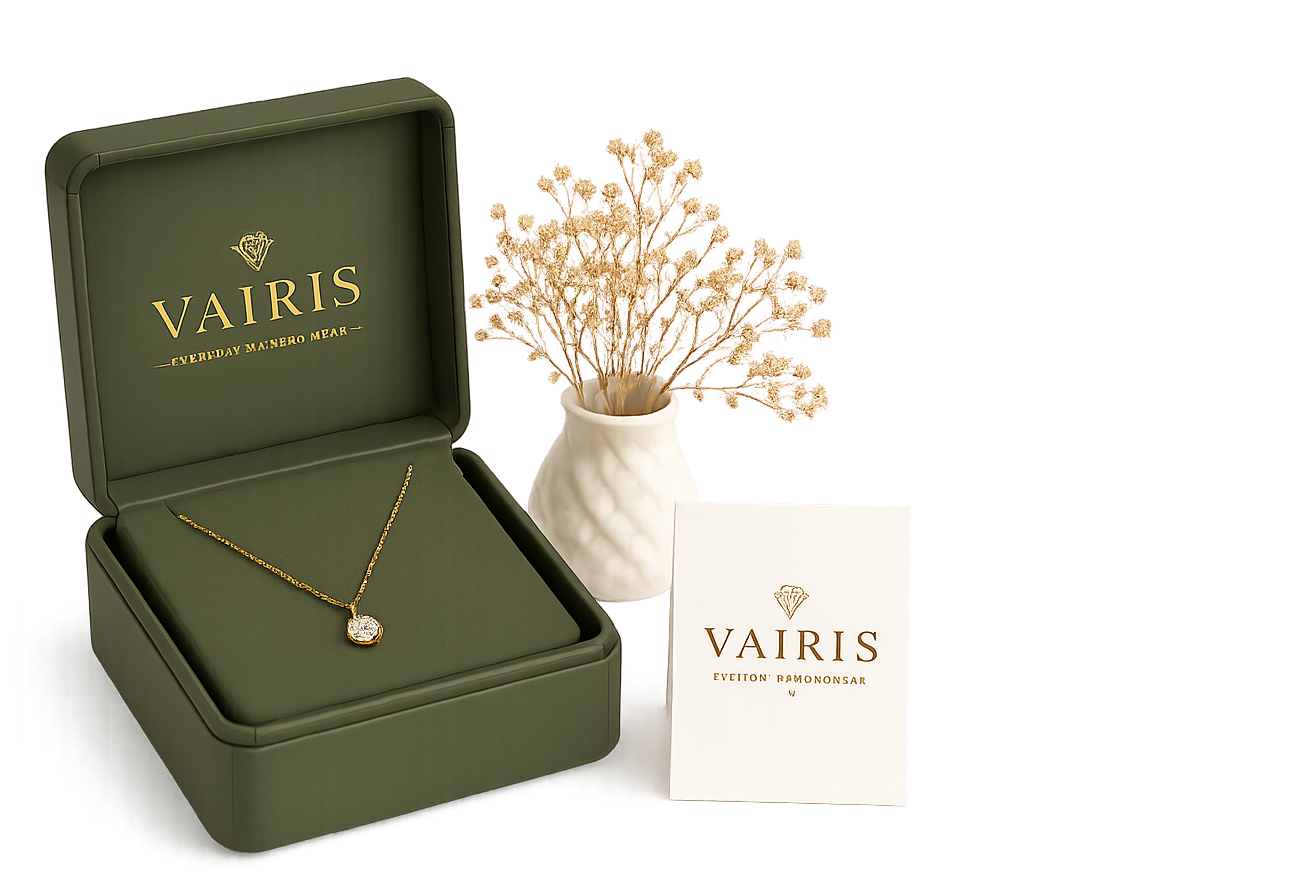 VAIRIS jewellery box with necklace